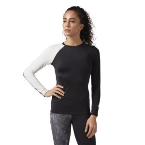 Reebok CrossFit Swim Ready T Shirt Damen - Schwarz - DE 487-NIV